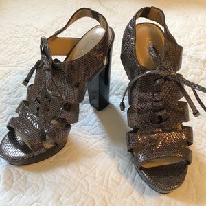 Coach Heeled Sandals Size 8.5